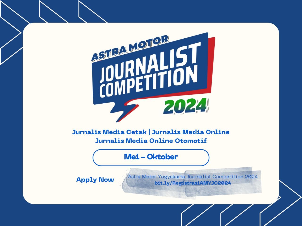 Registrasi Astra Motor Yogyakarta Journalist Competition 2024