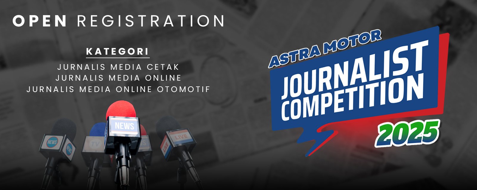 Registrasi Astra Motor Yogyakarta Journalist Competition 2025