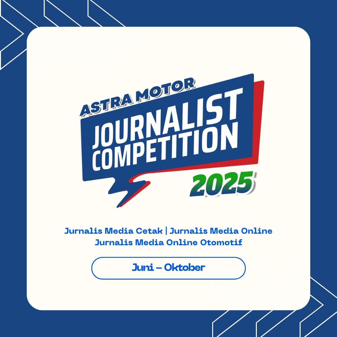 Kirim Karya Astra Motor Yogyakarta Journalist Competition 2025 (Media Online dan Media Online Otomotif)