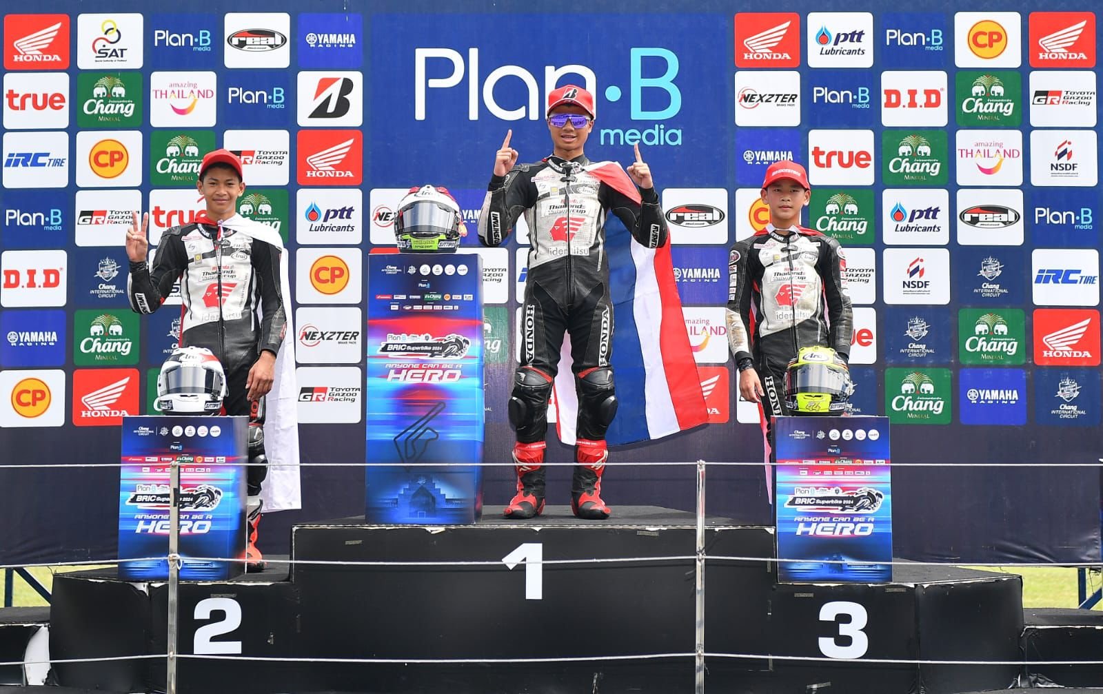 Pebalap Astra Honda Raih Podium Perdana di Thailand Talent Cup 2024