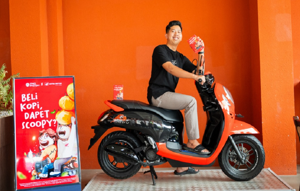 Awalnya Beli Kopi Malah Jadi Pemenang Honda Scoopy Special Edition