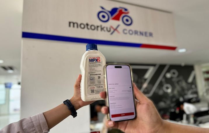 Cek Keaslian AHM Oil Lewat Aplikasi Motorku X