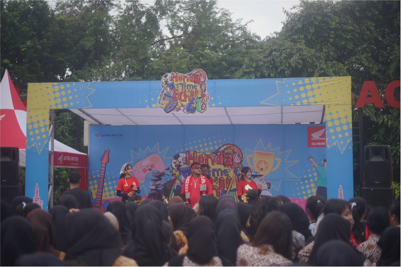 Honda Its Time To School Kembali, Astra Motor Yogyakarta Ajak Siswa SMA Ekspresikan Diri