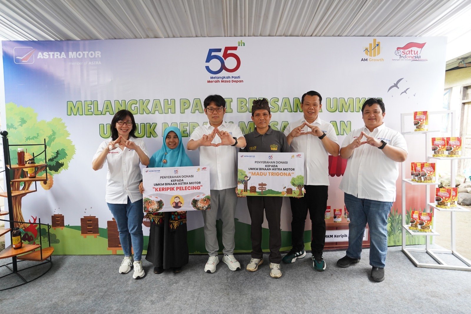 Semarak HUT 55 Astra Motor, Berikan Komitmen Melangkah Pasti Bersama UMKM