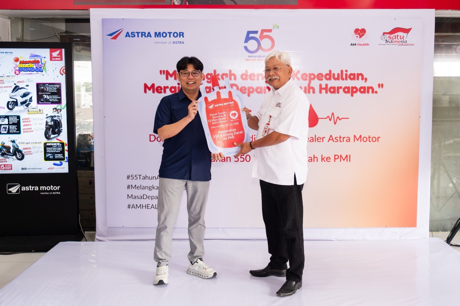 Rayakan HUT ke-55, Astra Motor Salurkan 550 Kantong Darah di 12 Wilayah Indonesia