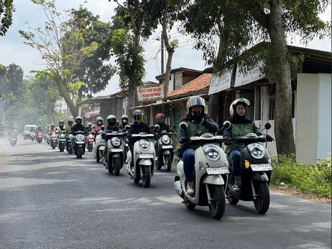 Honda Scoopy, Kreativitas, dan Makrame Jadi Satu Cerita di Kebumen