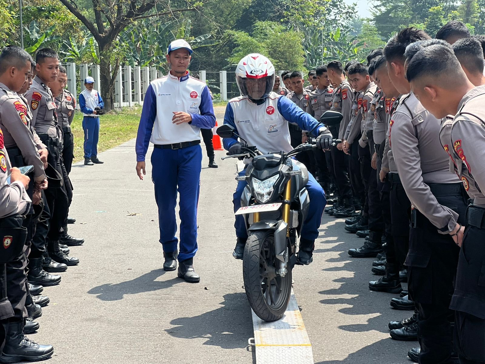 Kolaborasi Astra Motor Yogyakarta dan Polda DIY, Tingkatkan Keterampilan Berkendara Polisi Muda