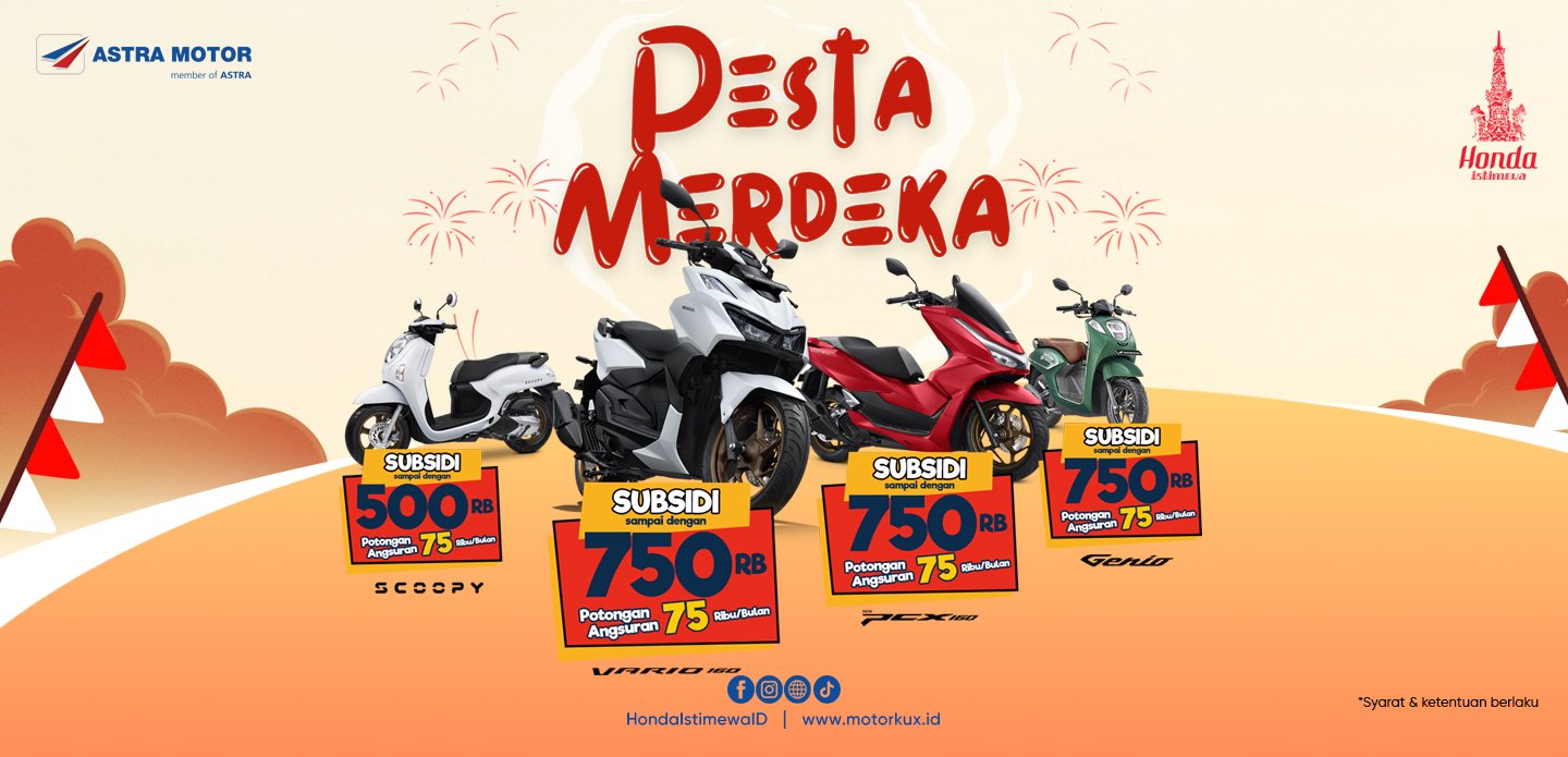 Astra Motor Yogyakarta Rayakan HUT RI Ke-80 Dengan Program Spesial 'Pesta Merdeka'