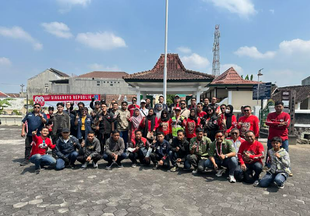 Rayakan 80 Tahun Kemerdekaan Republik Indonesia, Puluhan Komunitas PCX Gelar Convoy Merdeka