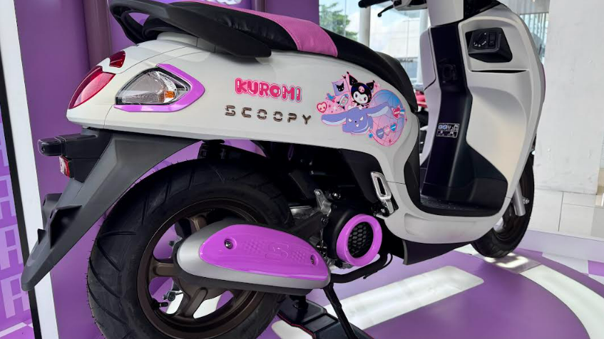 Tampil Lucu dan Trendi, Honda Scoopy x Kuromi Limited Edition Resmi Hadir di Yogyakarta
