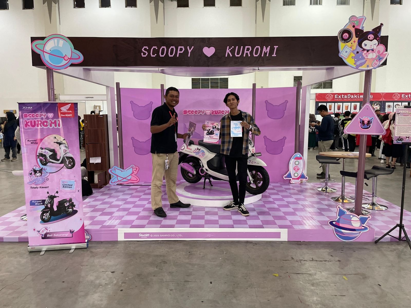 Honda Scoopy X Kuromi Hadir di Comic Paradise 5, Astra Motor Yogyakarta Gaet Anak Muda Pecinta Pop-Culture