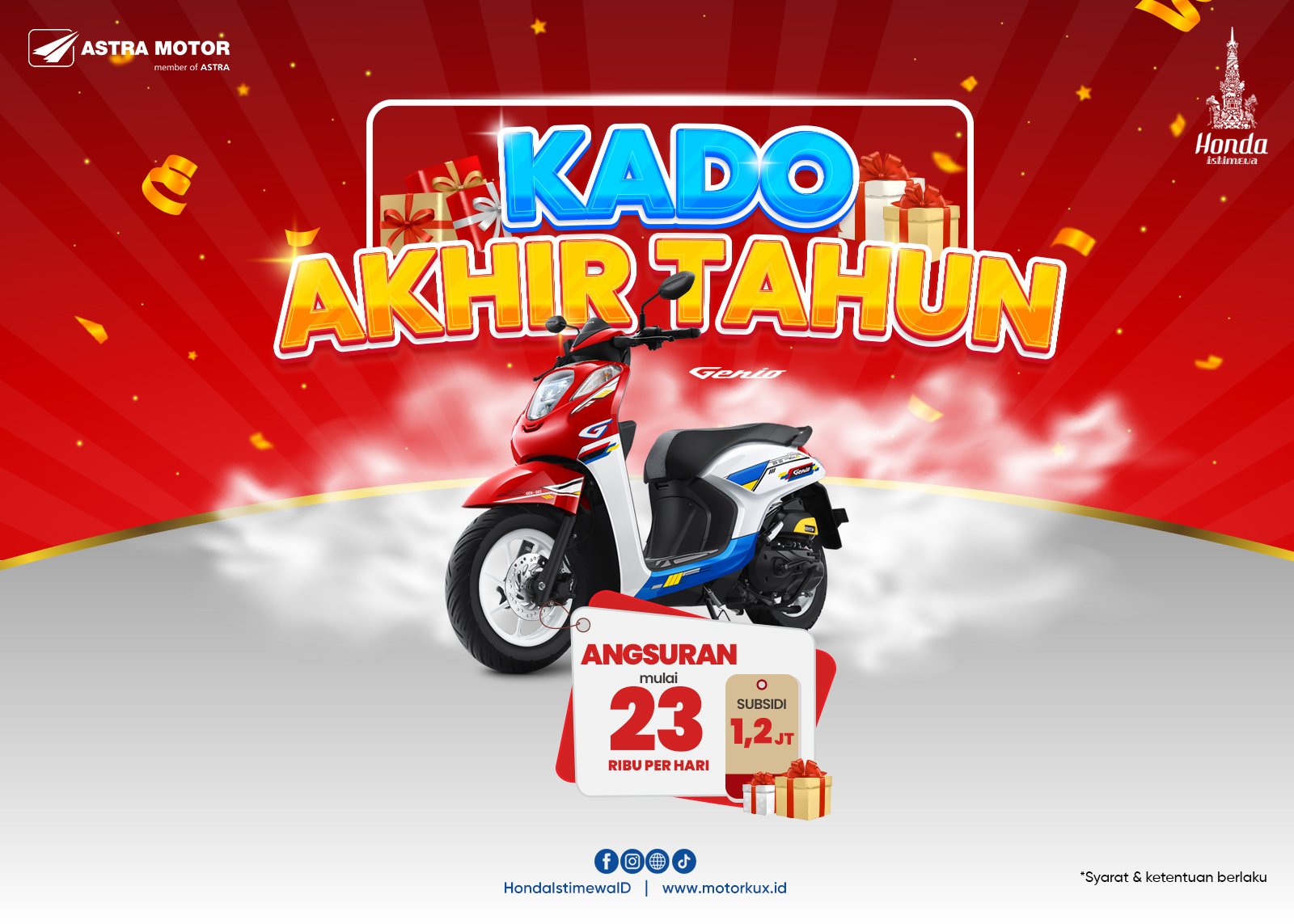 Astra Motor Yogyakarta Berbagi Kado Akhir Tahun
