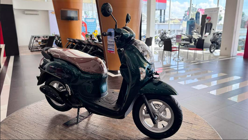 Honda Scoopy Tampil Semakin Retro Dengan Tambahan Aksesoris Resmi Honda